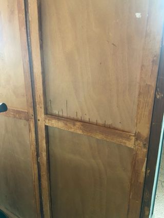 Armario antiguo madera 2 puertas