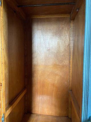 Armario antiguo madera 2 puertas