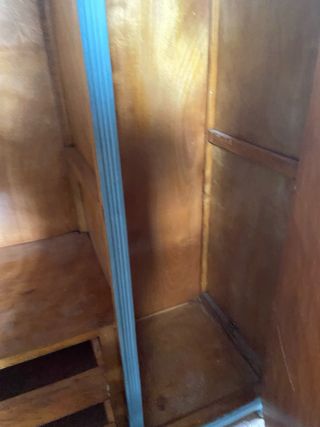 Armario antiguo madera 2 puertas