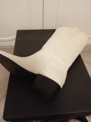 Stivali Lorenzo Mari bianchi Tg 39