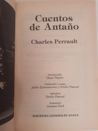 Cuentos de antaño, laurín , Anaya 1983