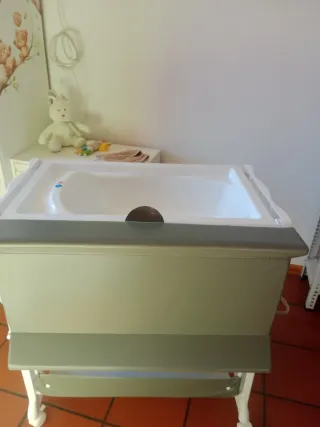 Bañera cambiador para bebé