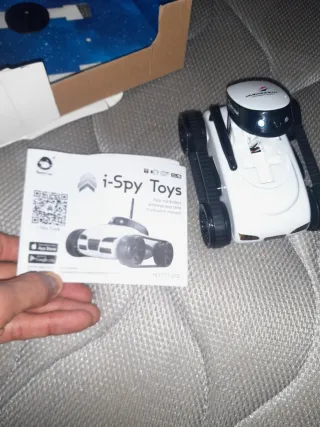 Coche Dron Vividmoment Azul y Blanco