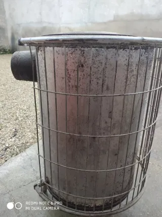 Estufa de leña de hierro