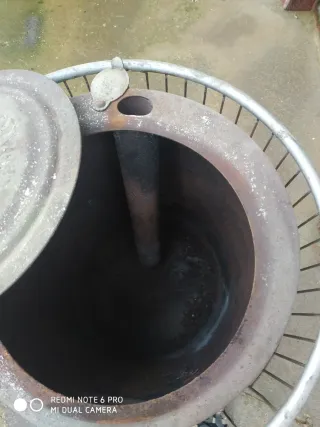 Estufa de leña de hierro