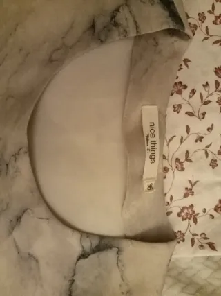 Camisa Nice Things estampado mármol floral