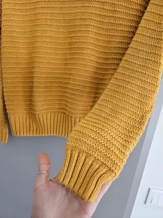 Jersey de punto amarillo