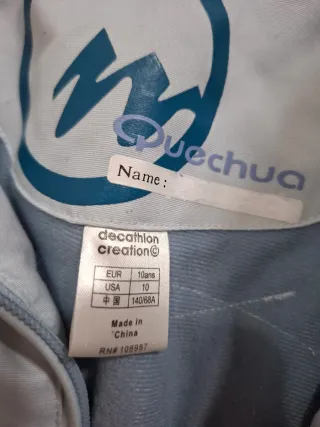 Conjunto Ropa Esquiar Niña.Talla 10