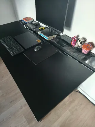 Escritorio Gaming IKEA UTESPELARE Negro