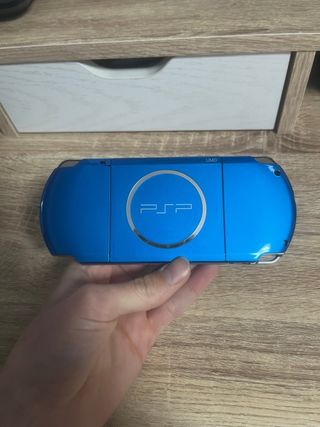 Pack PSP 3004 Vibrant Blue + Cámara + 8 juegos