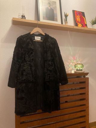 Abrigo Piel Sintética BIMBA Y LOLA Negro XS