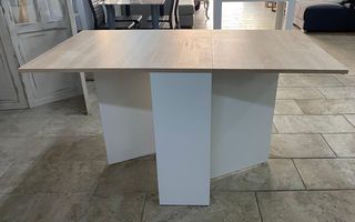 Mesa Libro extensible con alas plegables 140x77cm comedor Suecia