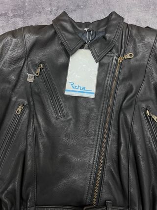 Cazadora cuero Biker leather Richa Vintage Style