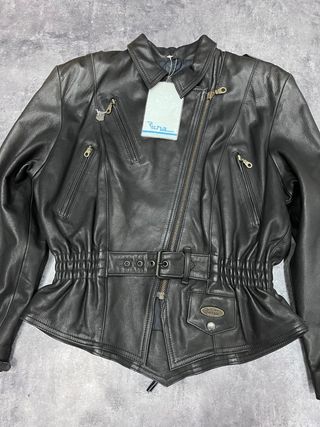 Cazadora cuero Biker leather Richa Vintage Style