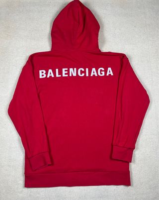 Sudadera Balenciaga Roja Talla L