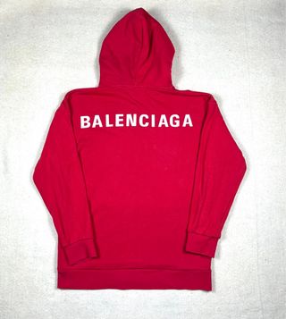 Sudadera Balenciaga Roja Talla L
