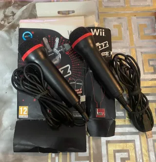 Micrófonos Wii La Voz Vol. 3 + Juego