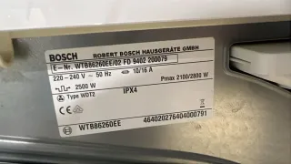 Secadora Bosch 8kg Condensación