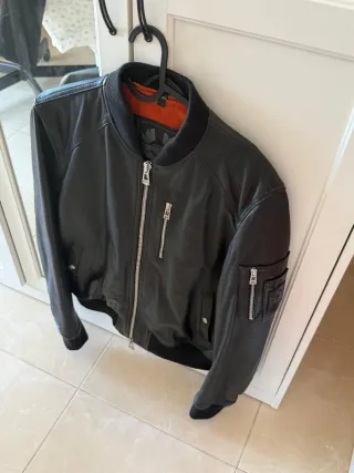 Chaqueta Belstaff Negra Bomber