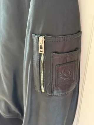 Chaqueta Belstaff Negra Bomber