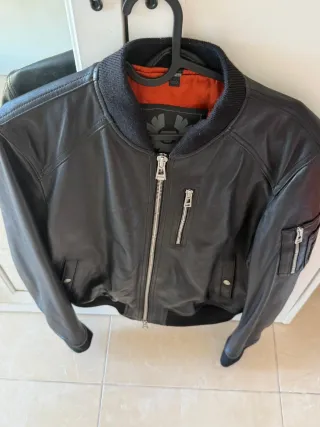 Chaqueta Belstaff Negra Bomber