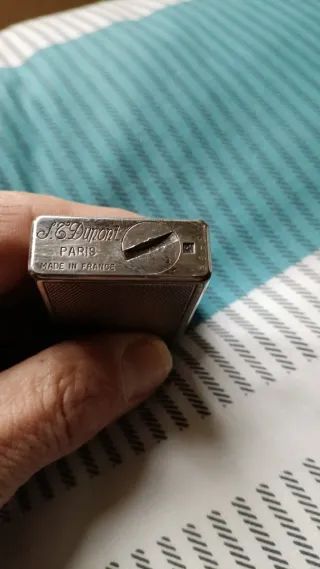 Mechero Dupont Plata