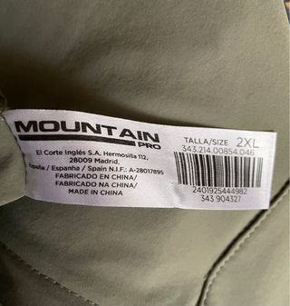 Pantaloncini da escursionismo verde oliva XXL