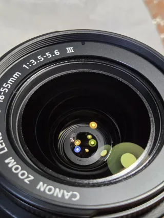 Equipo fotográfico Canon 1300D + 2 objetivos