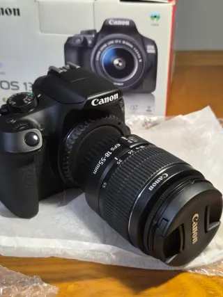 Equipo fotográfico Canon 1300D + 2 objetivos