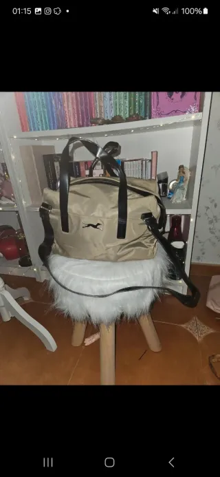 Bolso Bimba y Lola Beige y Negro