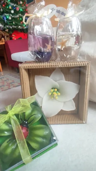 Candela Giglio + Candela quadrifoglio + 2 regali