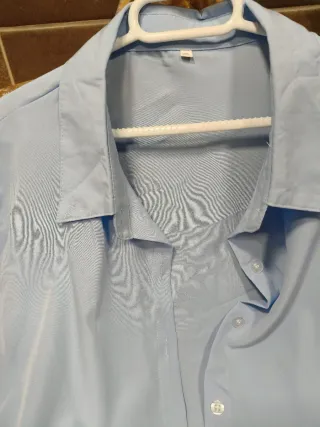 Camisa oversize azul larga nueva estrenar