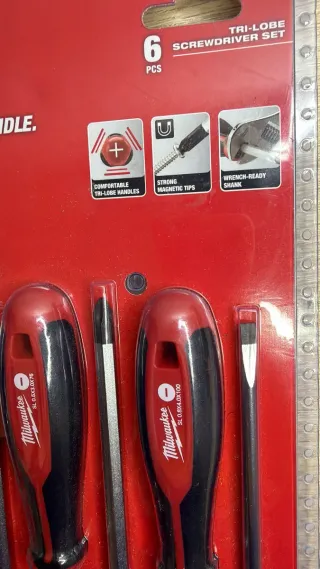 Set 6 Destornilladores Milwaukee Tri-Lobe