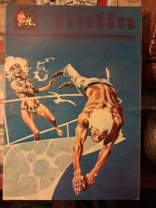 Lote de revistas de BD Tintin