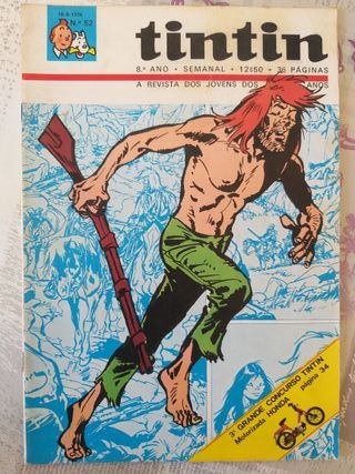 Lote de revistas de BD Tintin