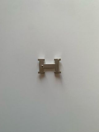 Hebilla Hermès H Plata