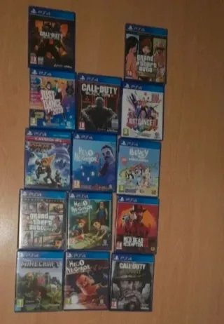 Lote Videojuegos PS4 100€ Todo, precio variable