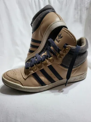 Zapatilla Adidas Top Ten Hi Beige