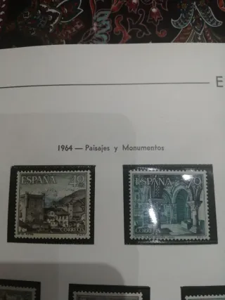 Serie Sellos España 1964 Paisajes y Monumentos