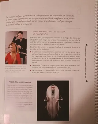 Estilismo en peluquería