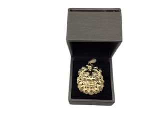 colgante oro 18k con piedra con circonita