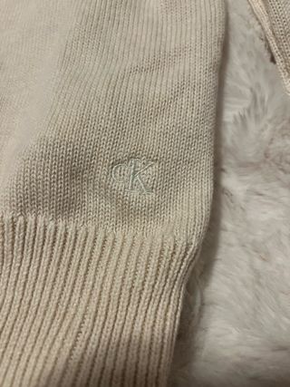 Jersey Calvin Klein Beige Punto