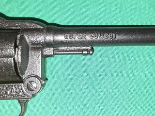 Revolver de brincar LONESTAR Super Cowboy, anos 80