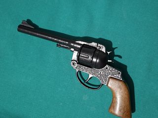 Revolver de brincar LONESTAR Super Cowboy, anos 80