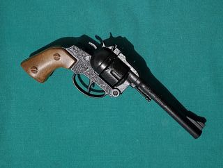 Revolver de brincar LONESTAR Super Cowboy, anos 80