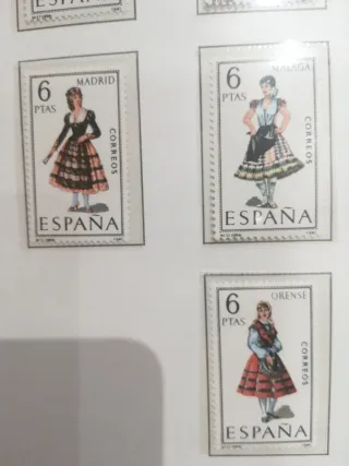 Serie Sellos España 1969 Trajes Típicos