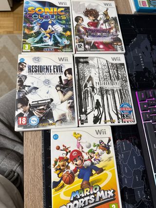 Lote 5 Juegos Nintendo Wii