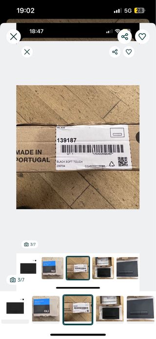 Placa Comando Autoclismo OLI GLAM 139187