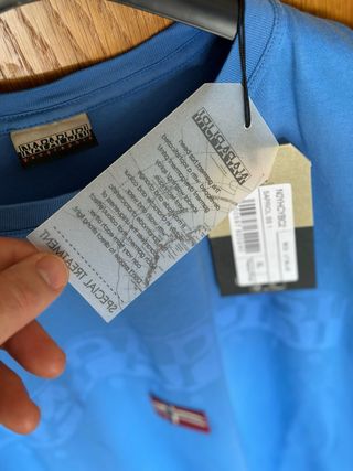 Camiseta Napapijri Azul Talla XL