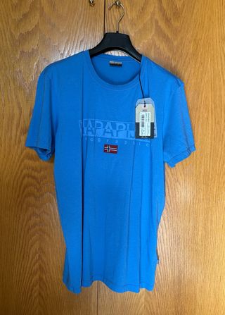 Camiseta Napapijri Azul Talla XL